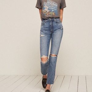 PETITE Reformation High Cigarette Jean - Salton